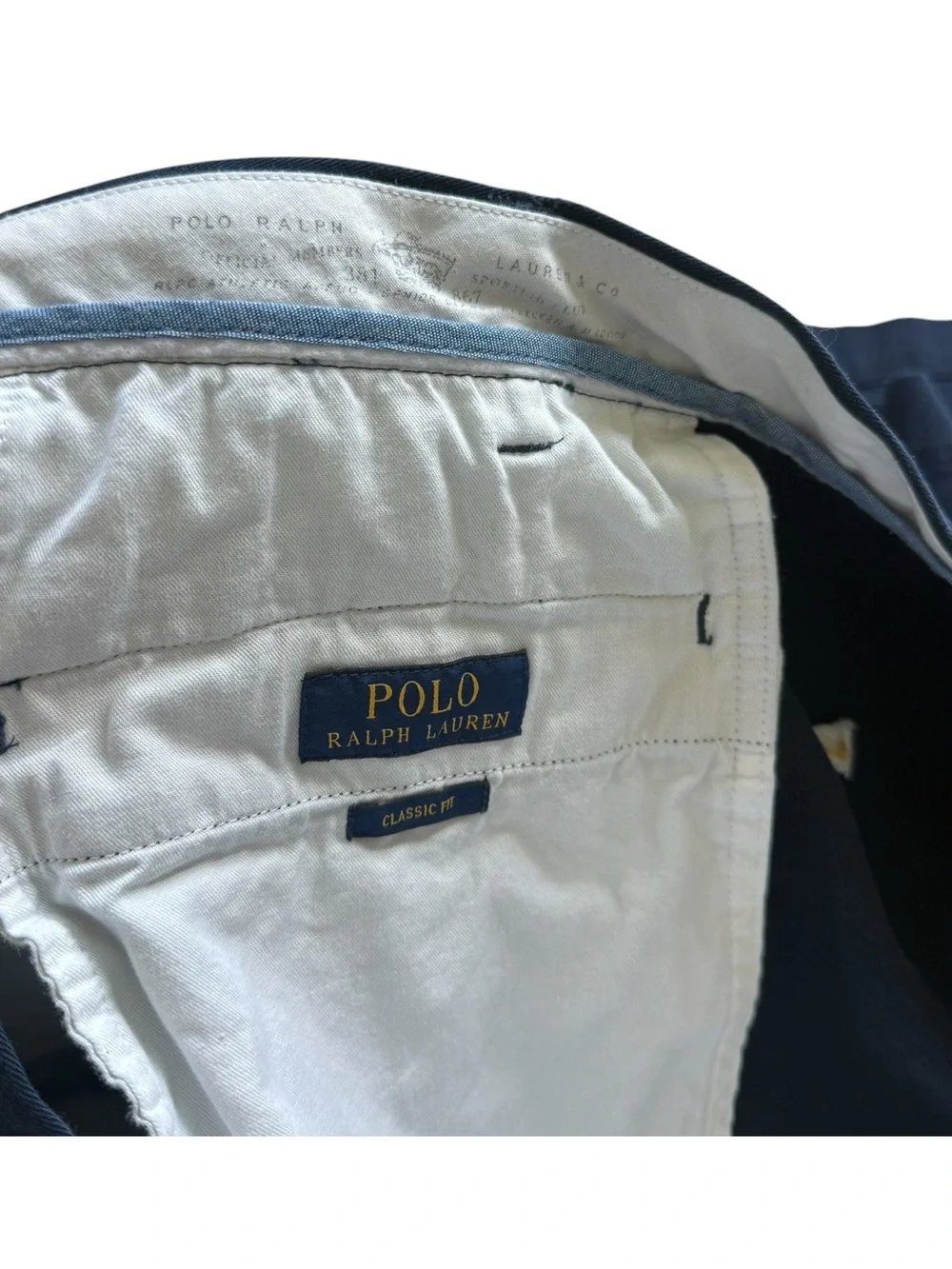 Polo Ralph Lauren Bedford Chino Shorts 52B Navy Nautical Flag Embroidered Golf